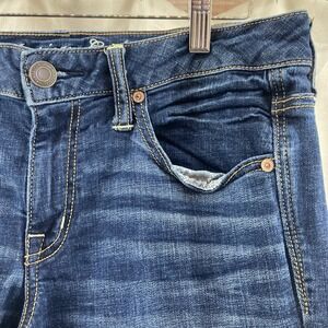 American Eagle Boy Fit Jeans Women's  Size‎ 8 Cropped Denim 34x25